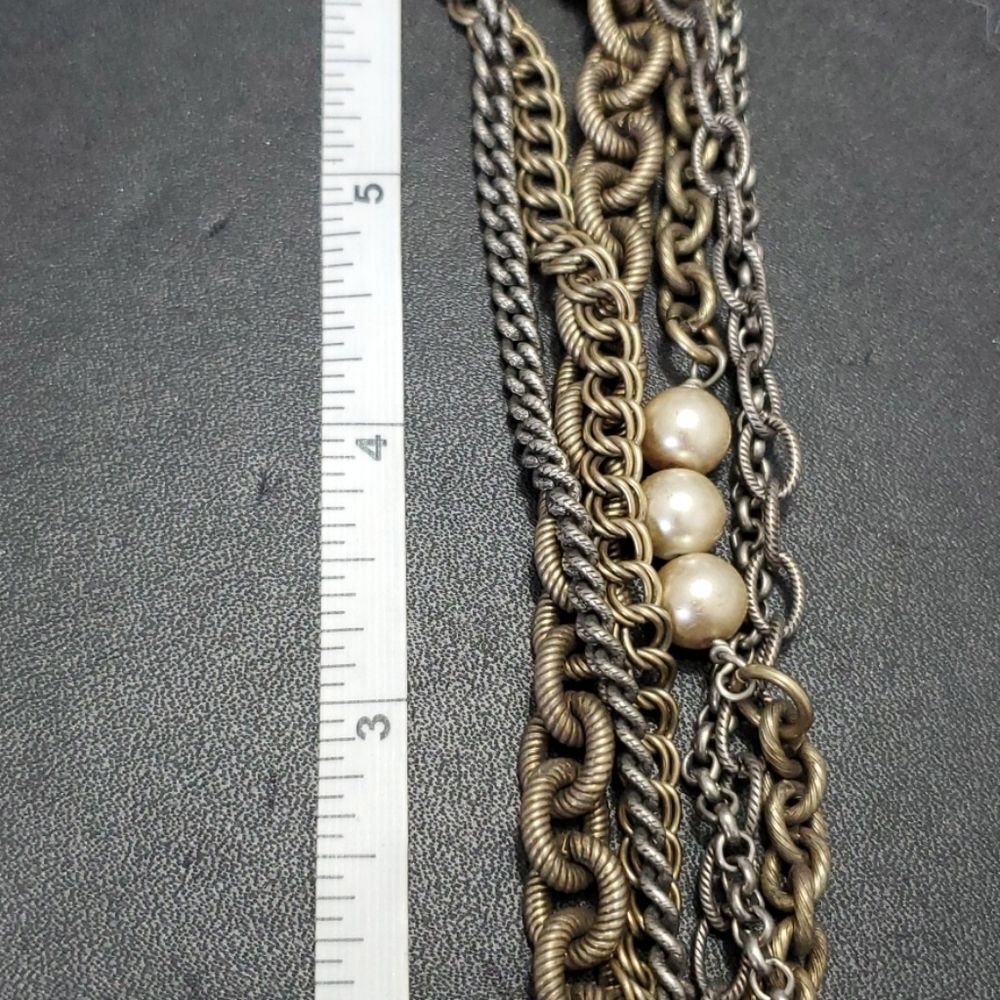 Multi Tone Multi Chain Bracelet - image 8